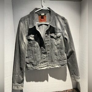 Levi's Women's Washed Gray Jean Jacket